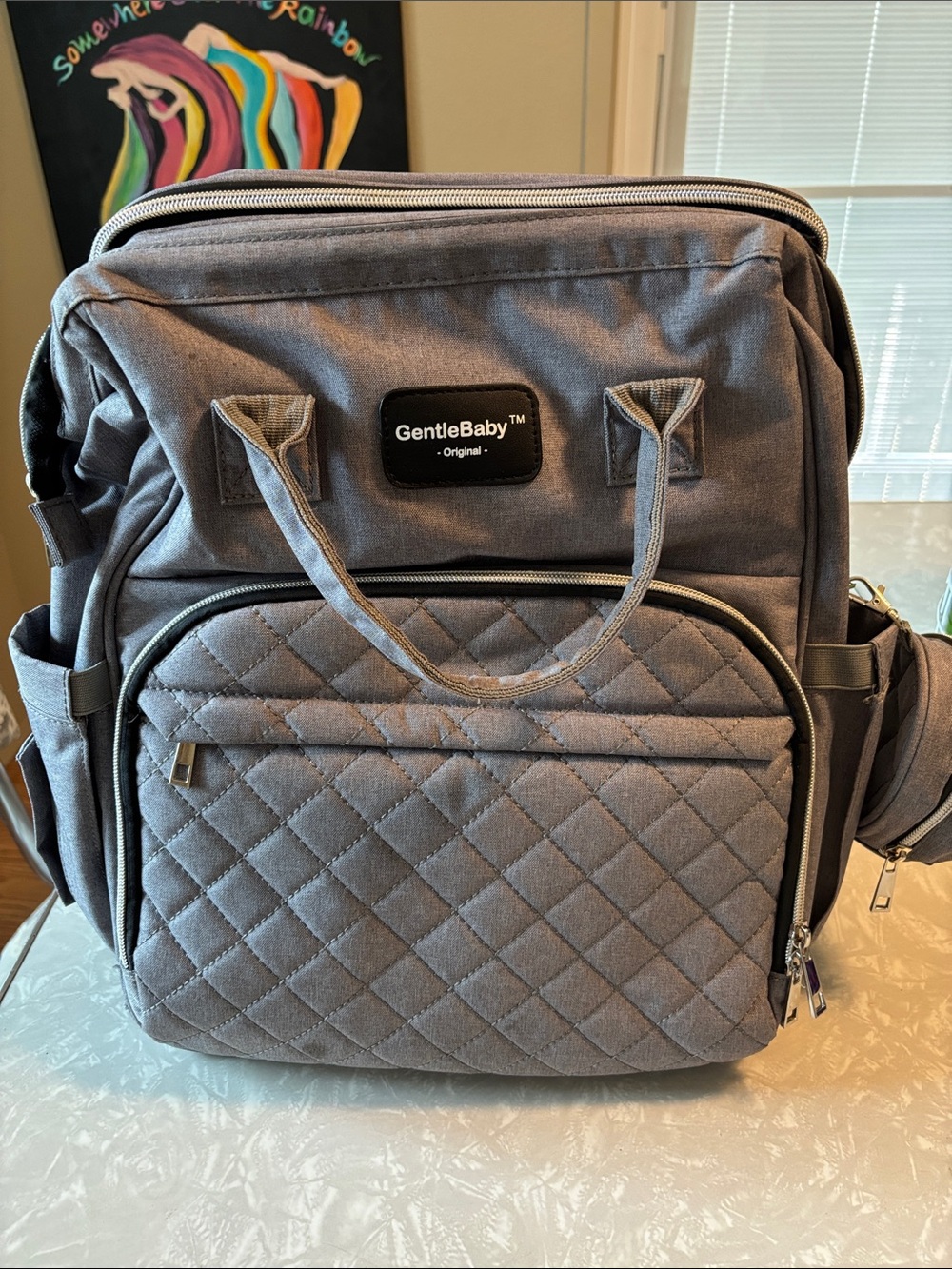The GentleBaby original diaper bag and travel backpack